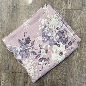 Beautiful Purple‎ Floral Queen size flat sheet J Queen New York